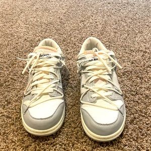 NWOB NIKE DUNK LOW OFF-WHITE LOT 49/50 SNEAKERS, SZ 11
